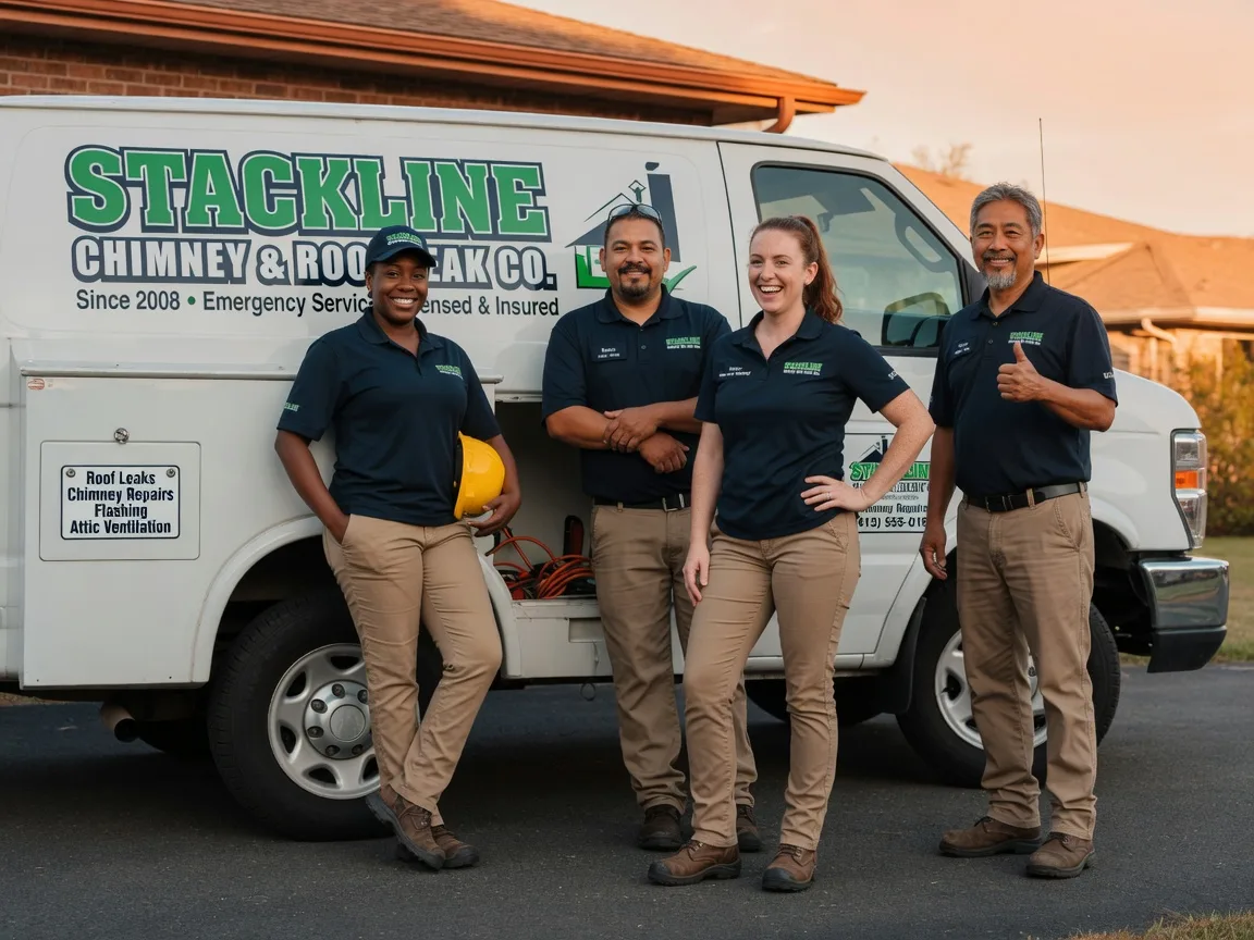 Chimney flashing repair company in Niota, IL